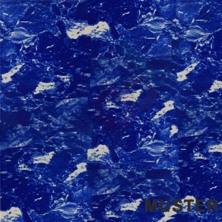 Muster Alkorplan 3000 Schwimmbadfolie gewebeverstärkt Marmor blau 1,5 mm