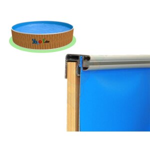 PROFI Round Pools with Wooden Panelling