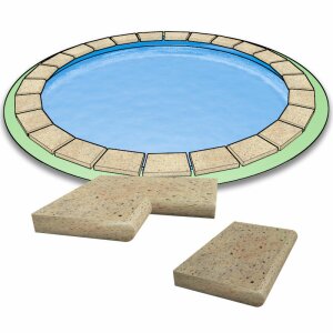 Concrete Pool Copings for Round Pools