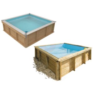 Solid Timber Kids Pool