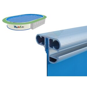 Aluminium Combi-Handrail for Oval Pools