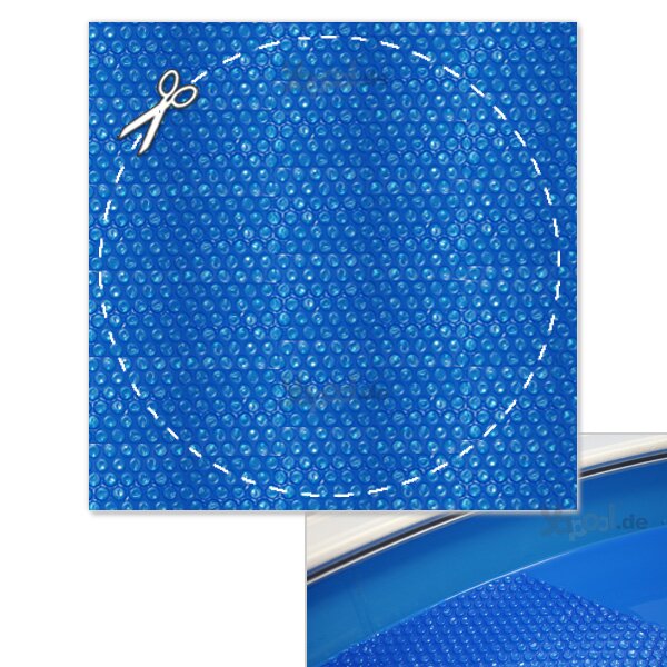 Air bubble solar cover 400µ for round pool Ø 4,60m
