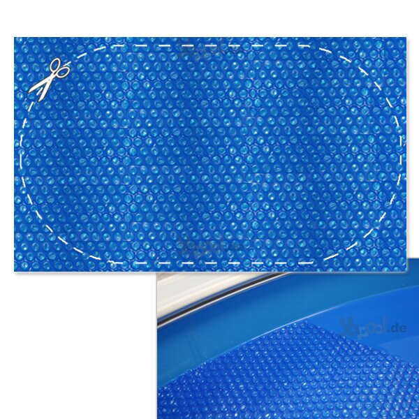 Air bubble cover 400µ for oval pool 6,0 x 3,2 m