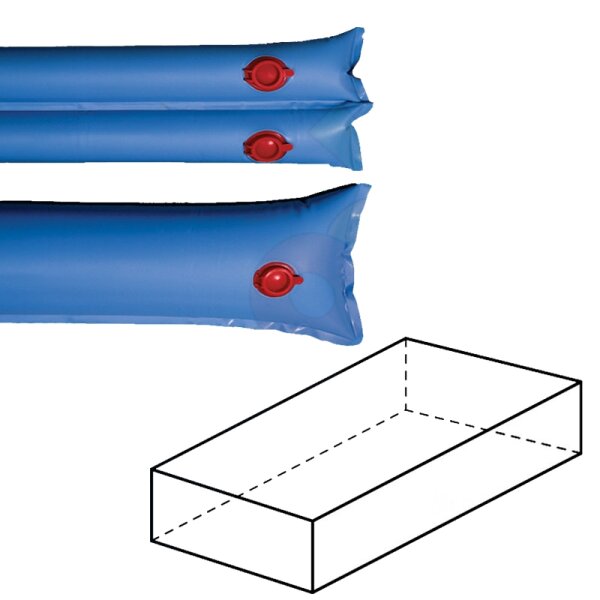 Set Pool PVC water bag for PEB Cover for Square Pools 4,0 x 3,0 m