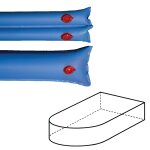 Set Pool PVC Wassersack für PEB Abdeckung von Halbovalpool 10,0 m x 5,0 m