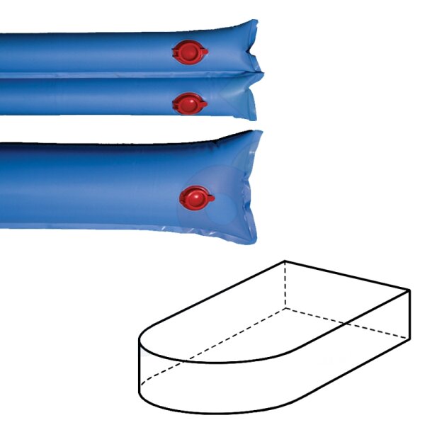 Set Pool PVC Wassersack für PEB Abdeckung von Halbovalpool 5,0 m x 3,0 m