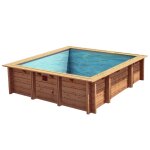 Air cushion solar liner 400µ for Wooden pool Bali 2,0 x 2,0 x 0,9 m