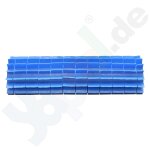 PVC Lamellenersatzbürste hinten für Dolphin S300i Poolreiniger, blau