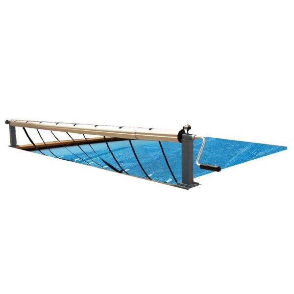 Retracting device for air cushion summer cover for Wooden pool Bali und Caribic