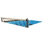 Luftpolsterfolie Solarfolie 400µ für Holzpool Bali 3,55 x 1,16 m mit Aufroller