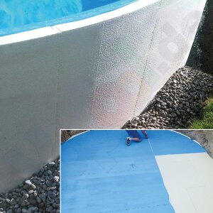 Paket ConZero Pool Rundschalung und Bodenplatten für...