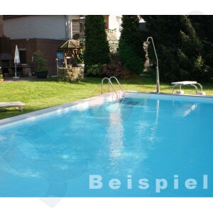 ElbeBlueline Schwimmbadfolie SBG150 Supra Rolle 1,65 x 25 m gewebeverstärkt weiß