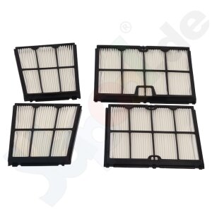 Spare Filter Cartridges (Filter sharpness superfine) for Filter Basket Dolphin S300i Pool Robot, 4 pieces
