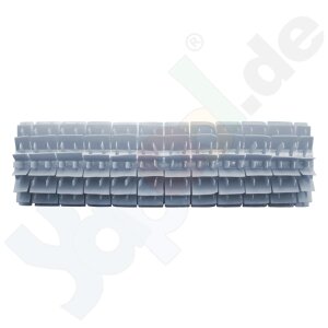 PVC Lamellenbürste für Dolphin E30 / E35 / E35i Poolreiniger, grau