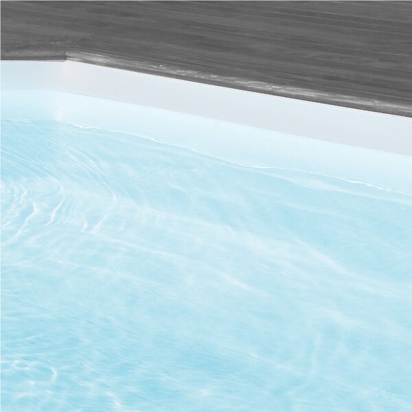BWT Procopi Pool Folie Innenhülle Rechteckpool 4,0 x 3,0 x 1,2 m S-Liner 0,9 mm Keilbiese P3 hellgrau