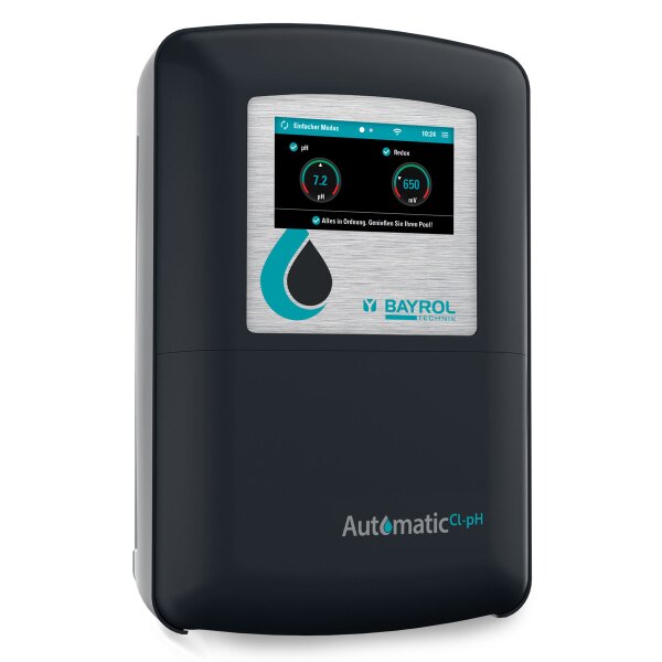 Bayrol Automatic Cl/pH Pool Dosieranlage f. pH-Wert, Redox und Chlor Regelung mit Touch-Screen bis 90 m³