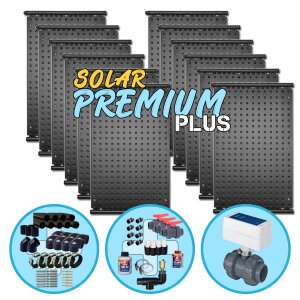 OKU Schwimmbad Pool Solarabsorber Premium PLUS Paket 12x...