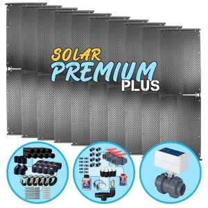 OKU Schwimmbad Pool Solarabsorber Premium PLUS Paket 20x...