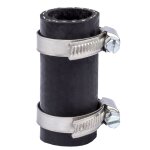 Nozzle connector piece 25 x 3 x 70 mm with 2 VA clamps for OKU Solar Absorber