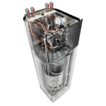 Paket Monoblock Luftwärmepumpe Daikin Altherma 3 H MT 10,3 kW 400V mit F Speicher 180L und Standkonsole
