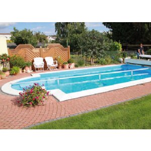 Safety cover-winter support bars for 9 m pool up to 12,4m length