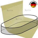 Pool Liner for Oval Pools 6,23 x 3,6 x 1,5 Type overhanging seam 0,8 sand