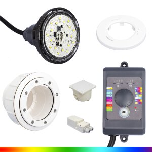 Paket 1x CCEI MID-BRiO LED Poolscheinwerfer RGB-W 24W...