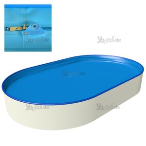Safe Top Pool safety cover for oval pools 5,25 x 3,2 m