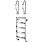 Pool Ladder DE Luxe 500 Stainless Steel V2A 5 steps