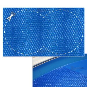 Air bubble cover 400µ for 8-shaped pool 4,7 x 3,0 m