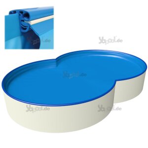 Protect Pool safety cover for 8-shaped pools 7,25 x 4,6 m