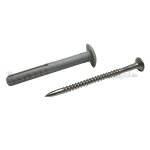 Rivet for spreading 6 x 45 mm with stainless steel pin for PVC and aluminium hook-in rail