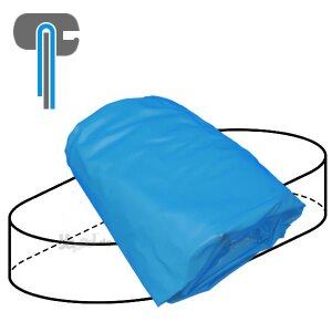 Pool Liner for Round Pools 4,57 x 1,22 m 0,4 mm blue...