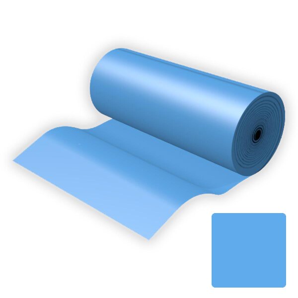 Alkorplan 2000 Liner Roll 1,65 x 25 m fabric reinforced light blue