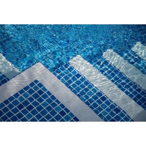 Alkorplan 3000 Schwimmbadfolie Rolle 1,65 x 25 m gewebeverstärkt persiablau