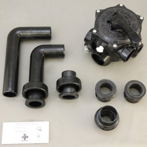 6 way valve kit with fittings for filter vessel FP