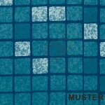 Muster Elbe Blueline SBGD160 Schwimmbadfolie gewebeverstärkt silver lagoon 1,6 mm