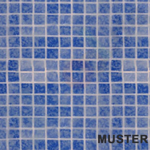 Muster Alkorplan 3000 Schwimmbadfolie gewebeverstärkt persia blau 1,5 mm