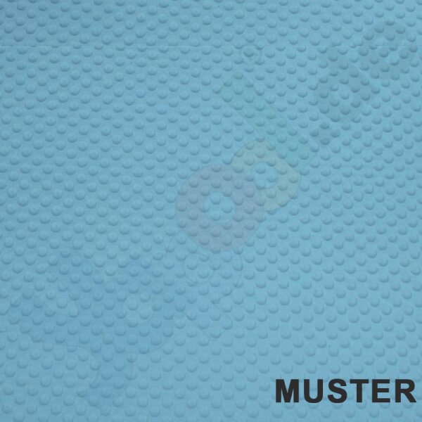 Muster Alkorplan Schwimmbadfolie Antislip gewebeverstärkt hellblau 1,5 mm