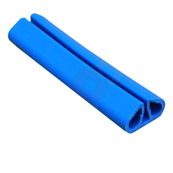 Muster PVC Bodenschiene ca.15 cm  blau von Stahlwand Pool Schwimmbecken
