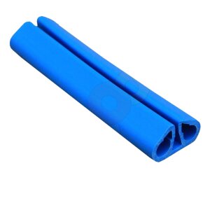 Muster PVC Bodenschiene ca.15 cm  blau von Stahlwand Pool...