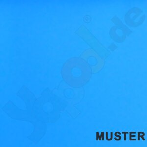 Muster Pool PVC-Folie 0,8 mm adriablau