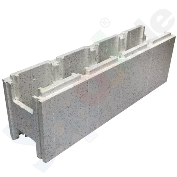 Yapool Stone PS25 Styrofoam lining block straight - 100 x 25 x 30 cm