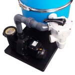 PROFI SIDE 500 Sand Filter System Sand Filter 6 way valve - Aquaplus 8