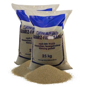 Packet Filter sand 50,0 kg Graining 0,4 - 0,8