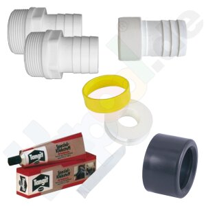 Connection kit 38 mm for Sand Filter System PROFI SIDE -...