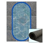 Set Yapool Protect 60 Liner Protection Mat for Oval Pool 6,23 x 3,6 m