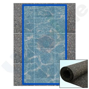 Set Yapool Protect 60 Liner Protection Mat Square Pools...