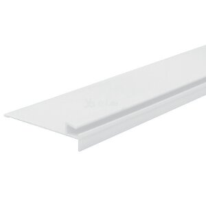 PVC hook-in rail inflexible colour white 1 rm for Pool...
