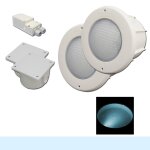 Paket 2x Neptun LED Scheinwerfer Unterwasserscheinwerfer weiß 1200 lm
